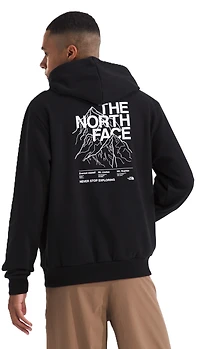 Men's Evolution Half Dome MTN Hoodie Graphic TNF Black