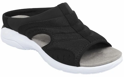 Traciee2 - Jet Black Mesh Micro Suede