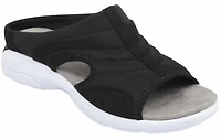 Traciee2 - Jet Black Mesh Micro Suede