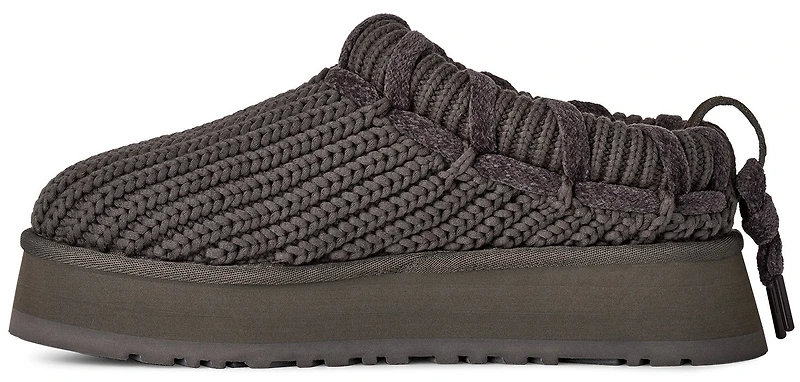 W Tazz Whipstitch Knit Charcoal