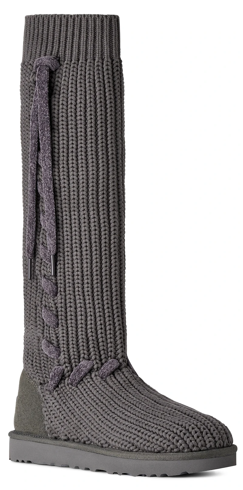 W Classic Tall Whipstitch Knit Charcoal