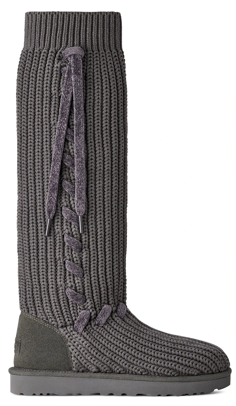 W Classic Tall Whipstitch Knit Charcoal