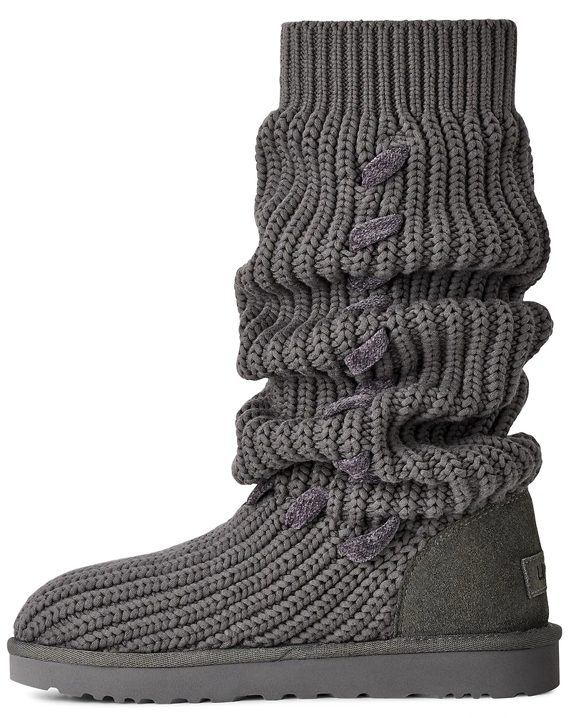 W Classic Tall Whipstitch Knit Charcoal