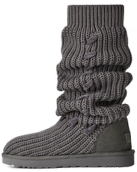 W Classic Tall Whipstitch Knit Charcoal