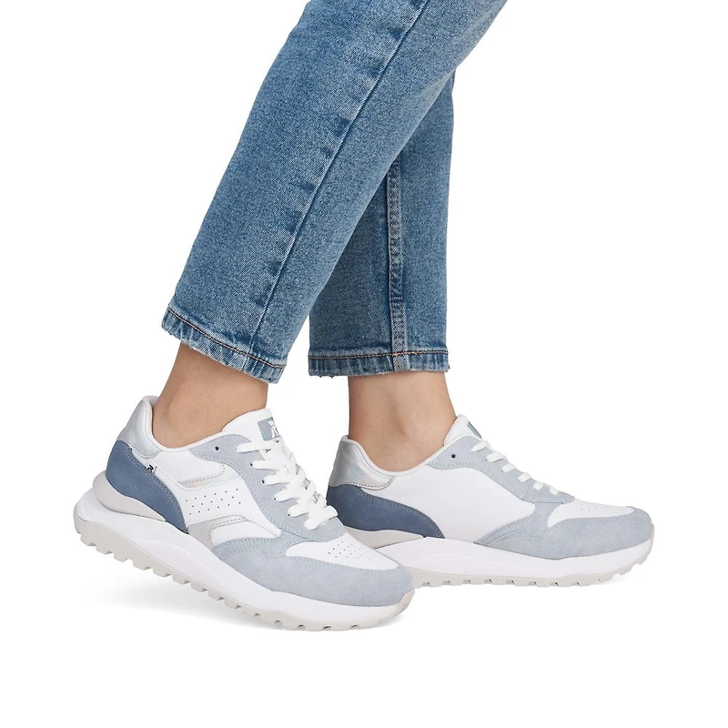 Blue Lace Up Runner