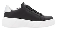 Black Lace Up Side Zip