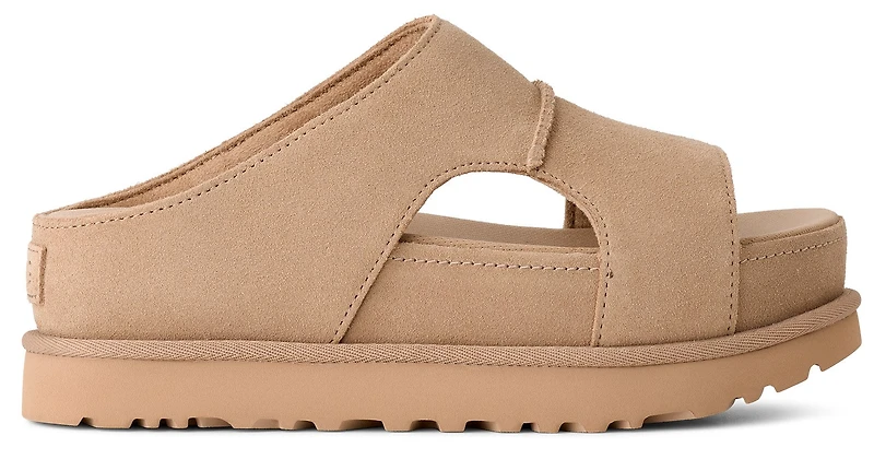 Womens Goldenstar Hi Cutout Slide Sand