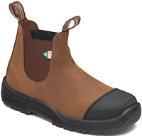 Blundstone 169 - Work & Safety Boot Rubber Toe Cap Saddle Brown