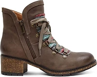 Joleen Dark Taupe Lace Up Boot
