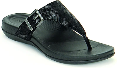 Rita Adjustable Thong Sandal Black