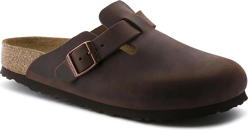 Boston Soft Footbed Oiled Leather Habana - Narrow