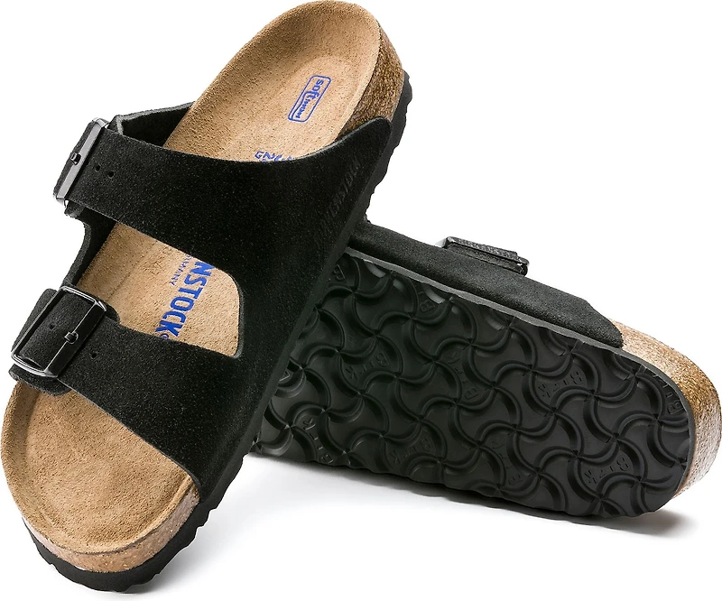 Arizona Soft Footbed Black Suede - Regular Fit
