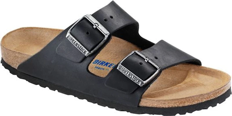 Arizona Soft Footbed Oiled Leather Black - Regular Fit