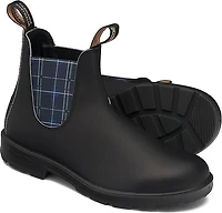 Blundstone 2102 - Original Black With Navy Tartan Elastic