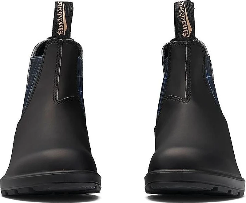 Blundstone 2102 - Original Black With Navy Tartan Elastic