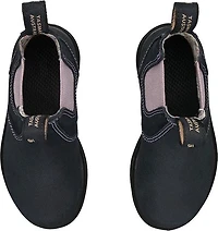 Blundstone 2195 - Kids Suede Navy With Pale Pink Elastic