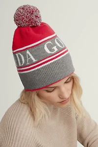 Canada Goose Pom Toque Red