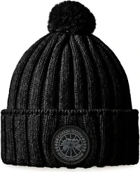 Rib Pom Beanie Cashmere