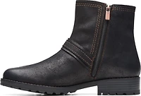 Aspra Buckle Black Suede