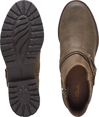 Aspra Buckle Dark Olive Suede