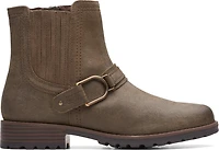 Aspra Buckle Dark Olive Suede