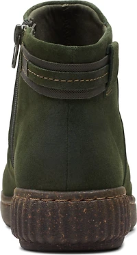 Caroline Derby Dark Green Suede