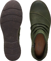 Caroline Derby Dark Green Suede