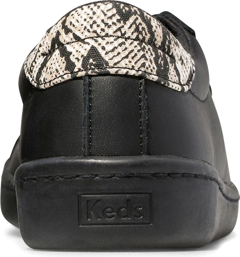 Ace Leather Mix Black