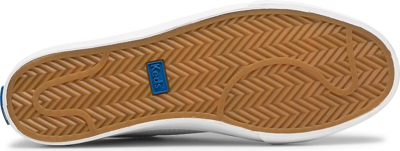 Jump Kick Perforated Leather White & Gold