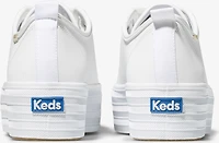 Triple Up Leather White