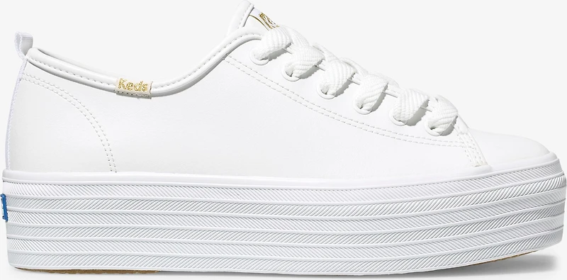 Triple Up Leather White