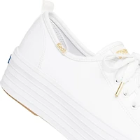 Triple Up Leather White