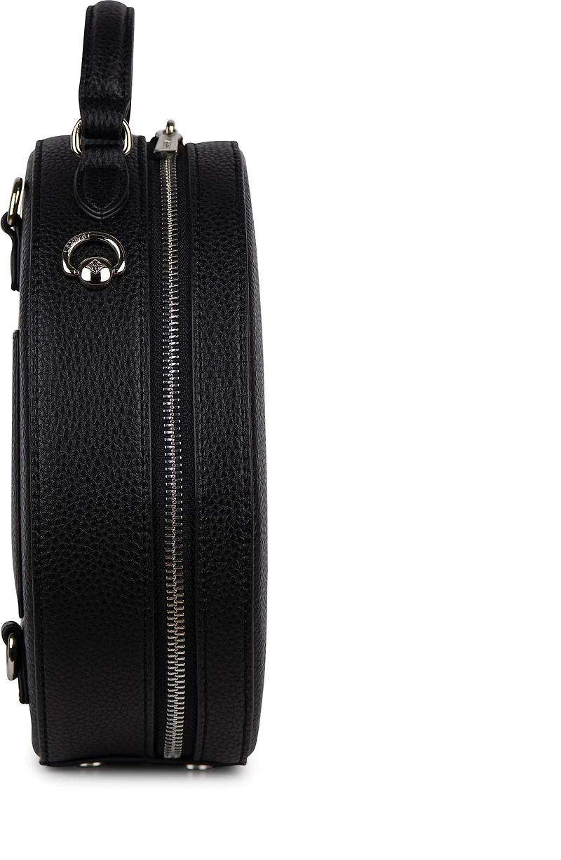 3 In 1 Handbag Black Pebble