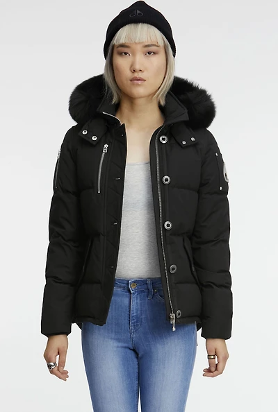 Ladies 3Q Jacket Black-black