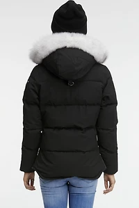 Ladies 3Q Jacket Black-natural