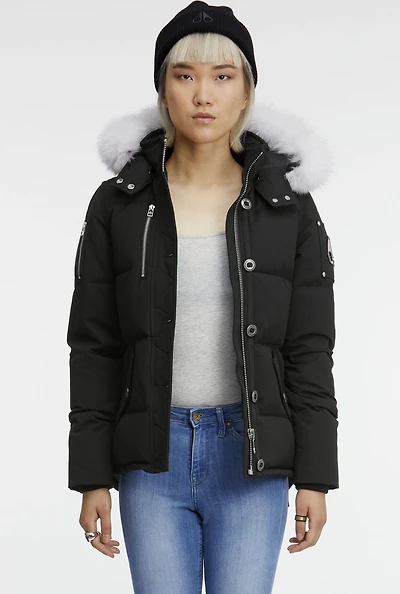Ladies 3Q Jacket Black-natural