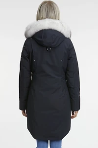 Ladies Stirling Parka Navy-natural