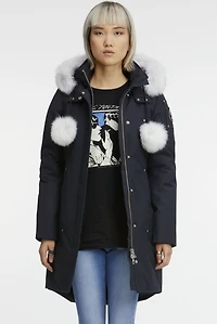 Ladies Stirling Parka Navy-natural