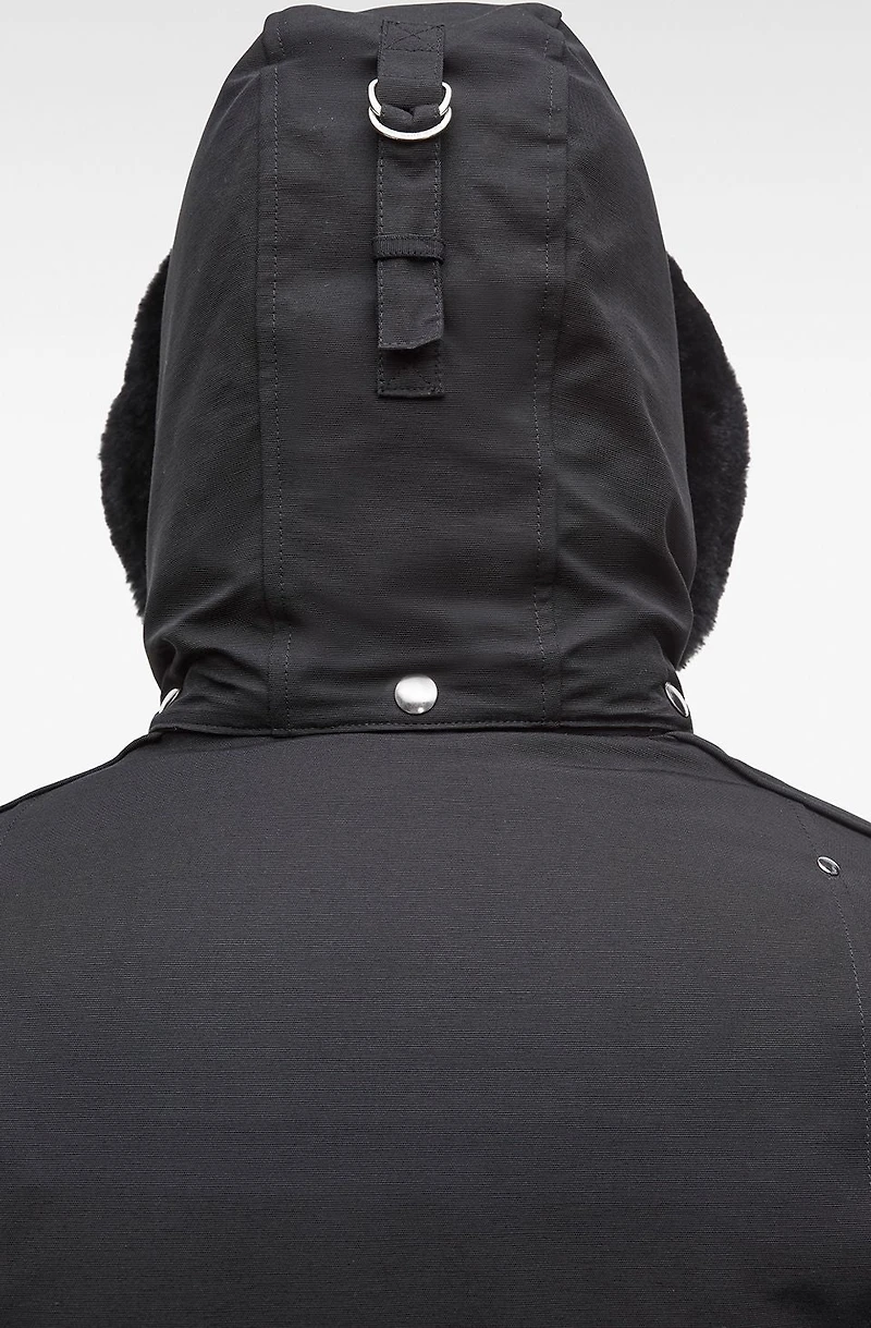 Stirling Parka Shearling Black