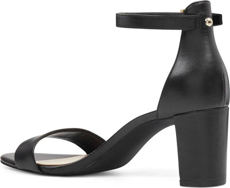 Pruce Black Ankle Strap Sandal