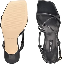 Yuki 3 Black Strappy Sandal