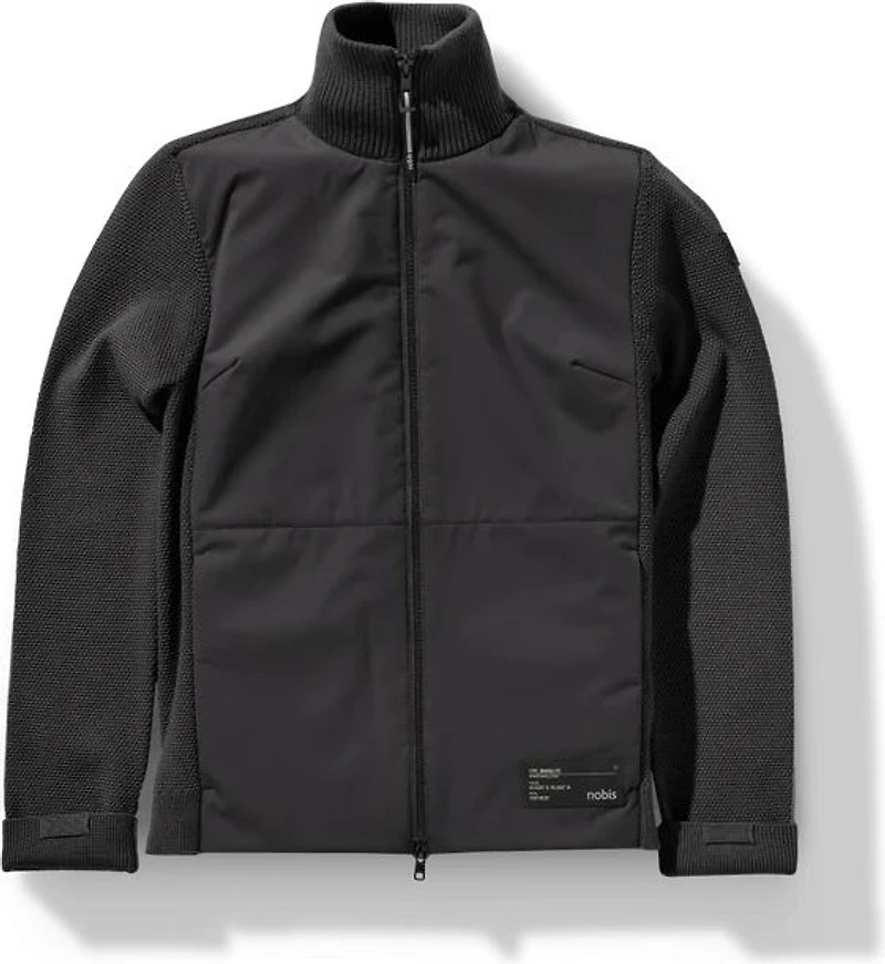 Evo Black Merino Wool Stretch