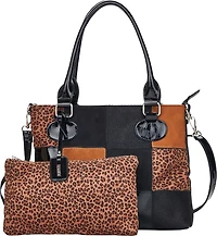 Purse Black/Leopard With Inner Bag
