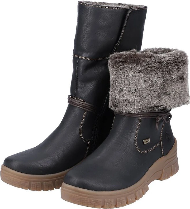 Black Fold Down Boot