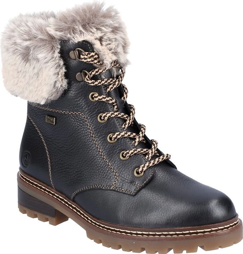 Black Lace Up Boot