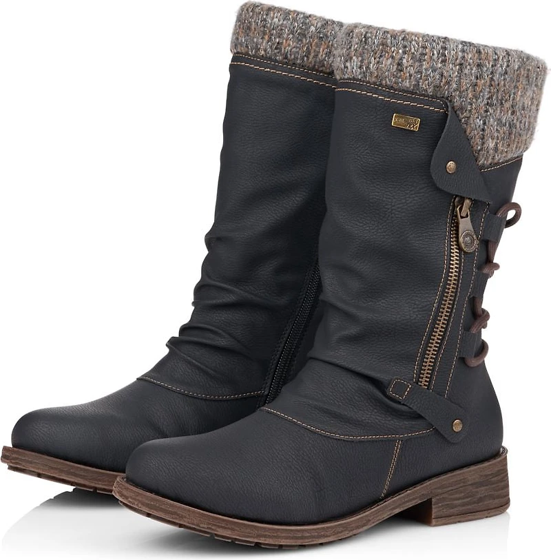 Black Side Zip Boot