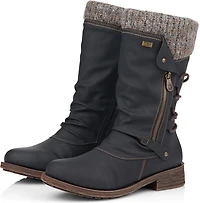Black Side Zip Boot