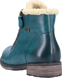 Blue Lace Up Boot