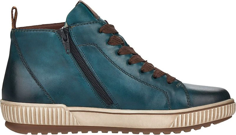 Blue Lace Up Boot