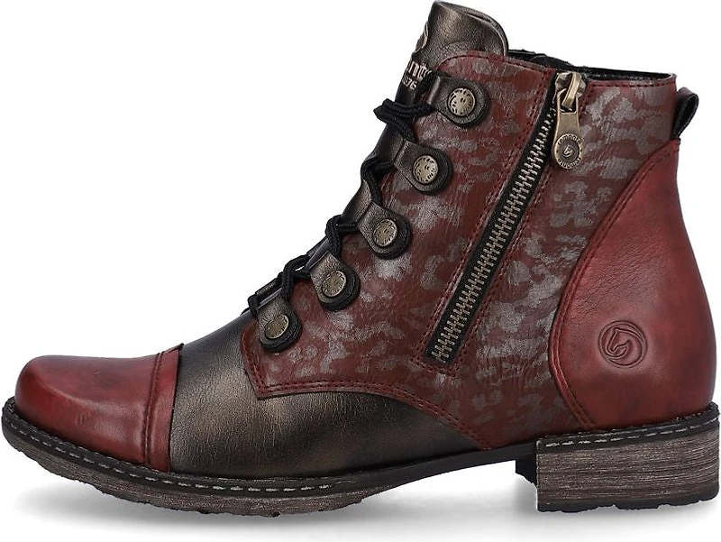 Brown Lace Up Fur Lined